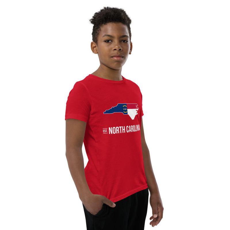 Boy's T-Shirt - North Carolina - State Flag