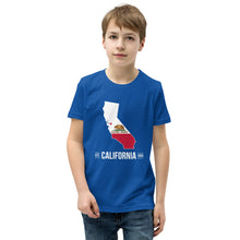 Youth Short Sleeve T-Shirt - California State Flag