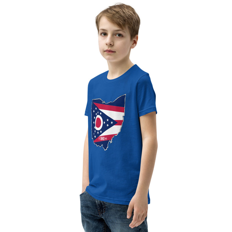 Boy's T-Shirt - Ohio - State Flag
