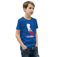 Youth Short Sleeve T-Shirt - California State Flag