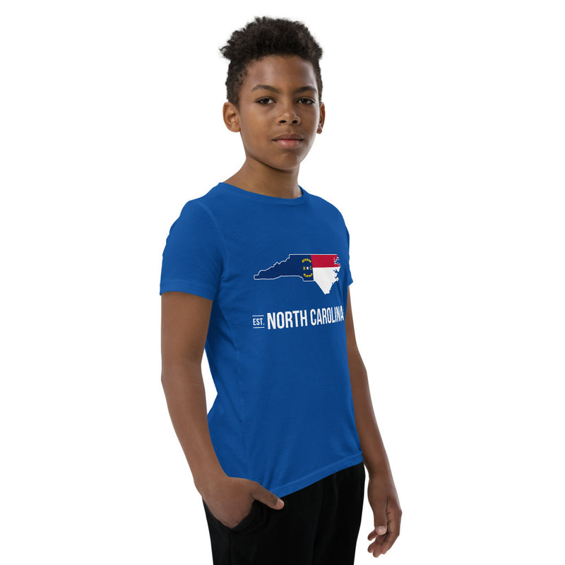 Boy's T-Shirt - North Carolina - State Flag