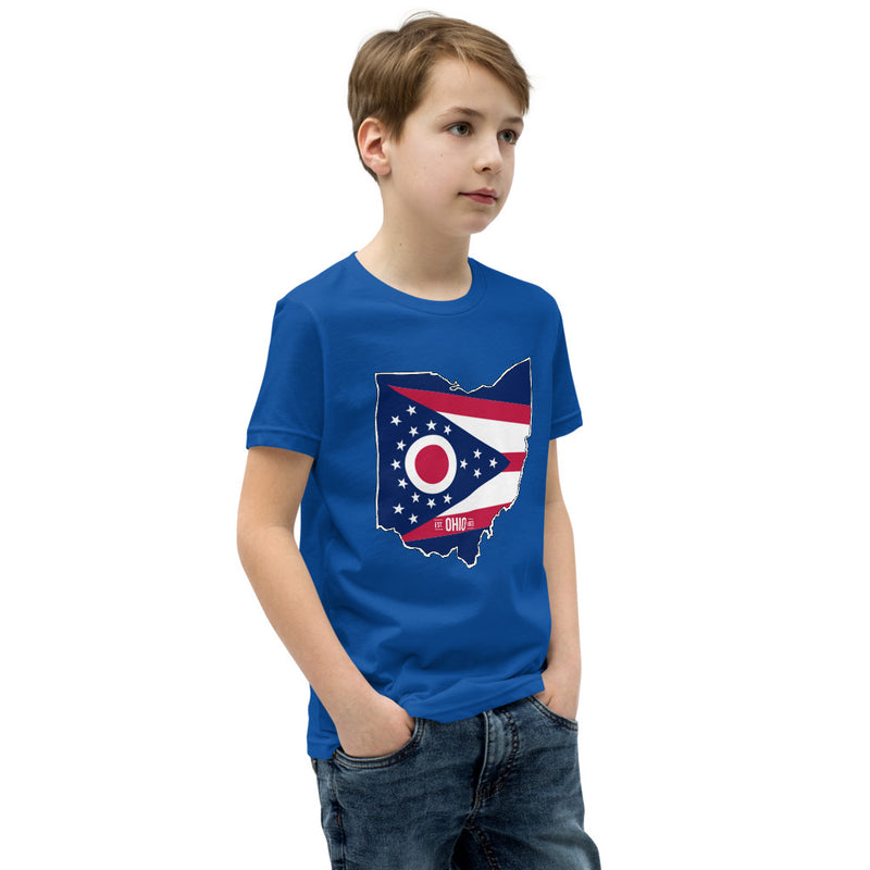 Boy's T-Shirt - Ohio - State Flag