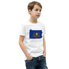 Boy's T-Shirt - Pennsylvania - State Flag