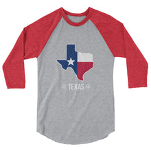3/4 Sleeve Texas Flag Raglan Shirt