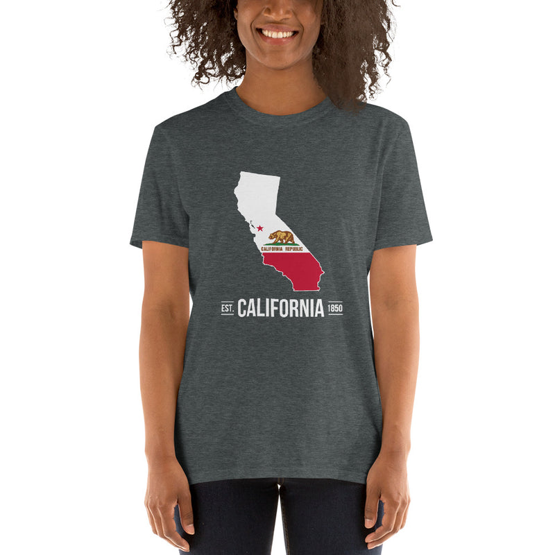 Women's Short-Sleeve T-Shirt - California State Flag