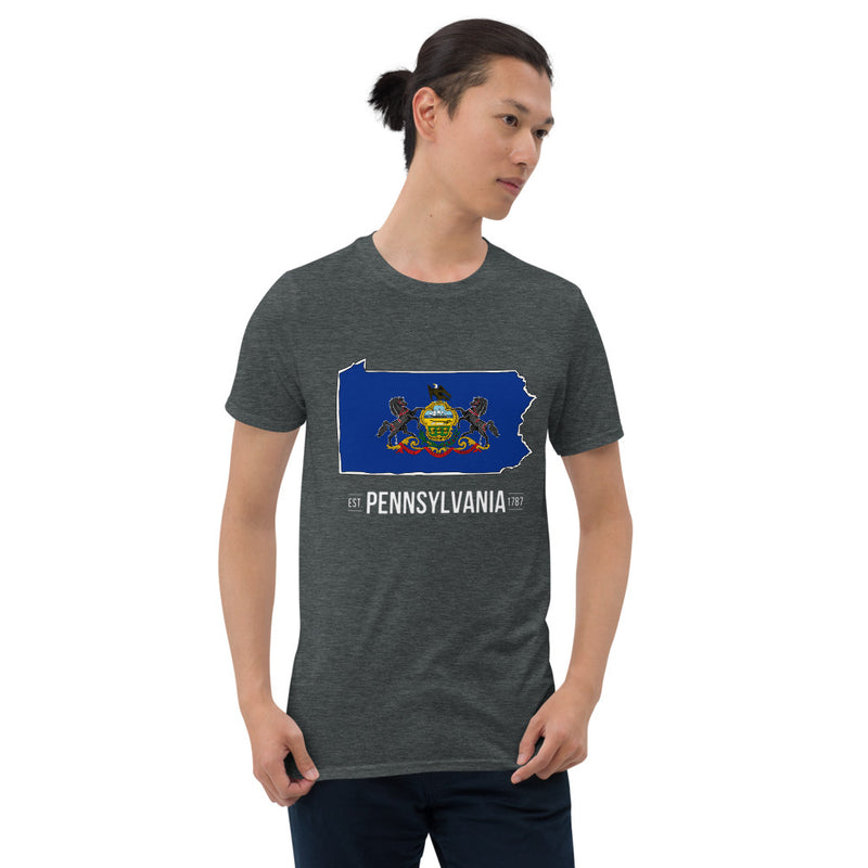 Men's T-Shirt - Pennsylvania - State Flag