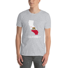 Men's Short-Sleeve T-Shirt - California State Flag