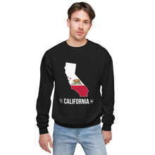 Unisex fleece sweatshirt - California State Flag