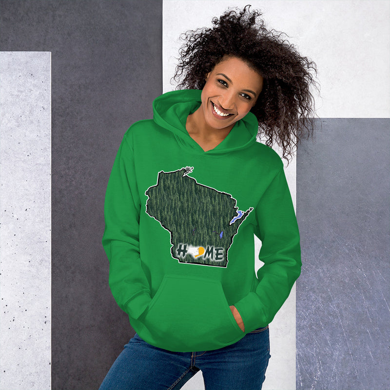 Women's Hoodie - Wisconsin - Lakes-Forest - Pro