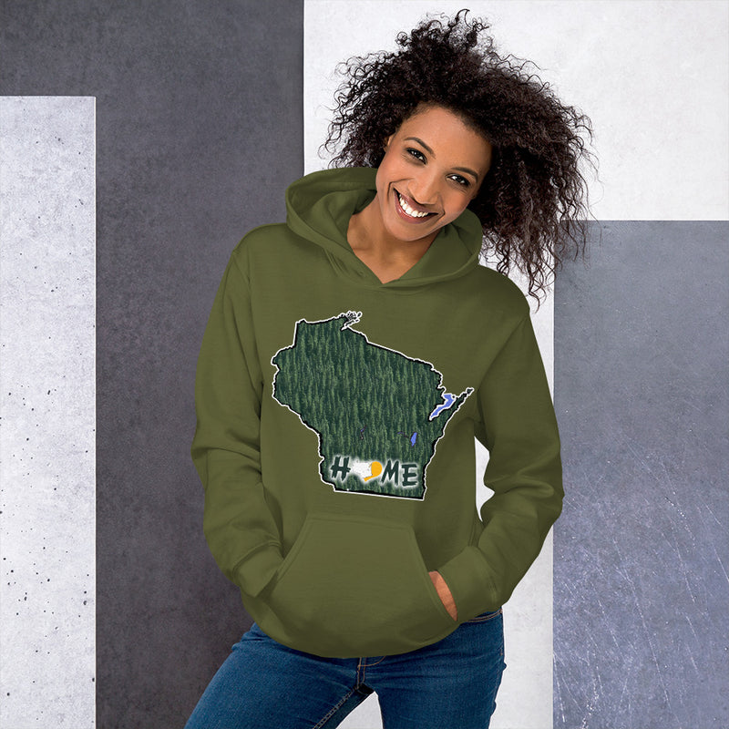 Women's Hoodie - Wisconsin - Lakes-Forest - Pro