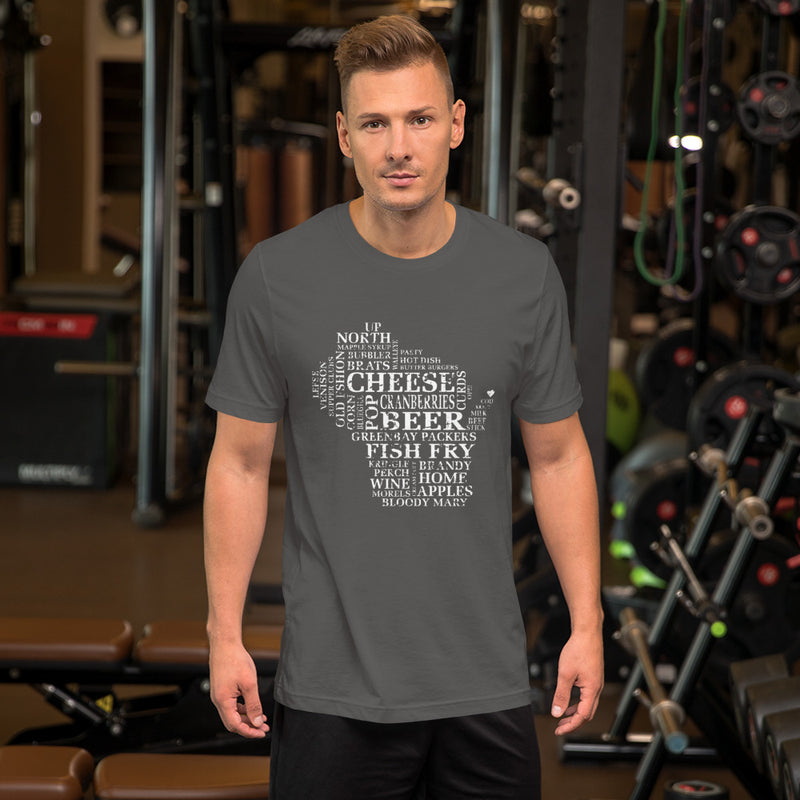 Men's T-Shirt - Wisconsin - Words
