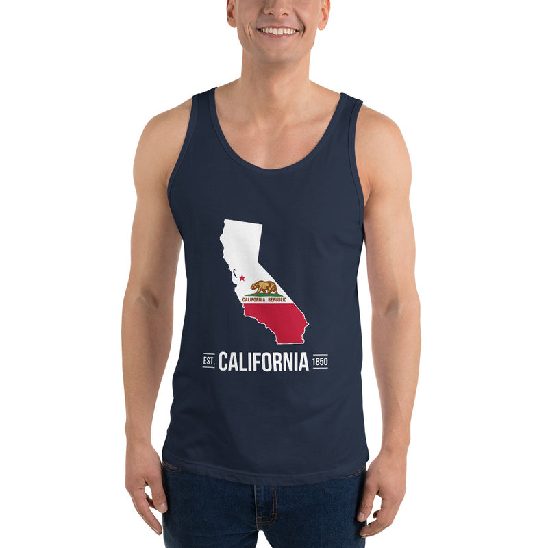 Men's Tank Top - California State Flag