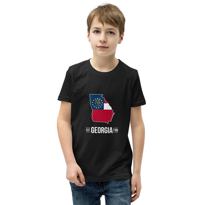 Boy's T-Shirt - Georgia - State Flag