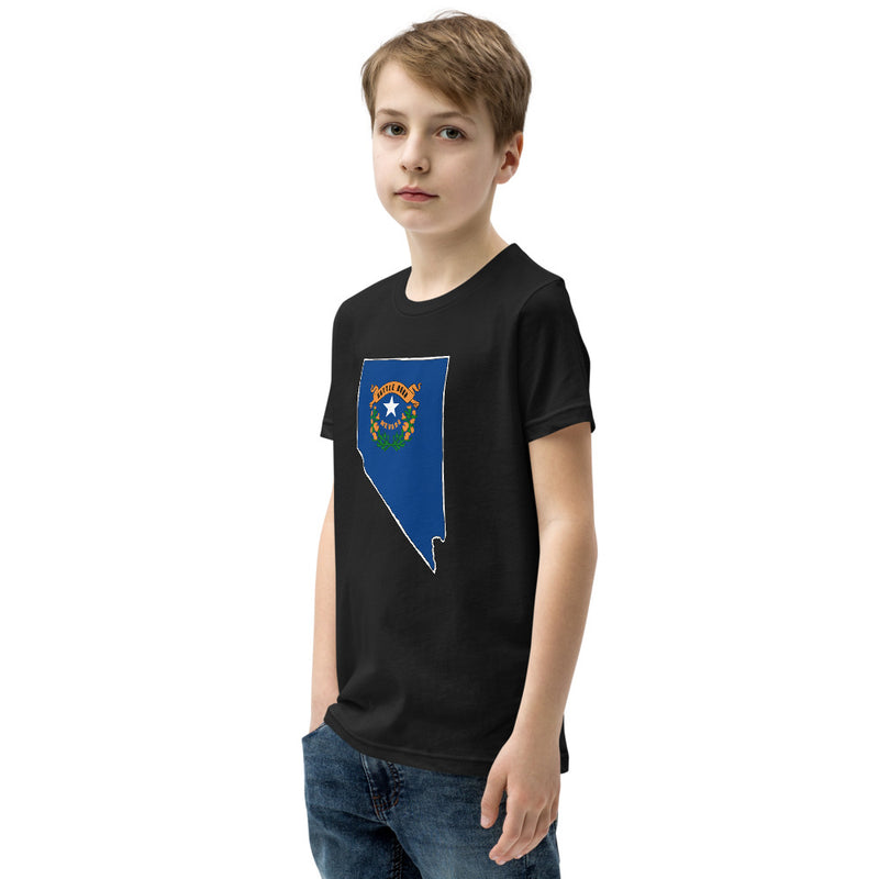 Boy's T-Shirt - Nevada - State Flag