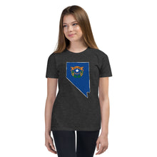 Girl's T-Shirt - Nevada - State Flag