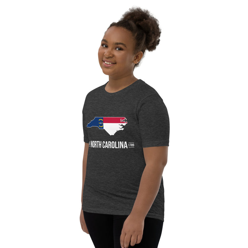 Girl's T-Shirt - North Carolina - State Flag