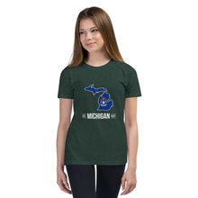 Girl's T-Shirt - Michigan - State Flag
