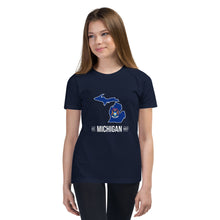 Girl's T-Shirt - Michigan - State Flag