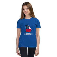 Girl's T-Shirt - Georgia - State Flag