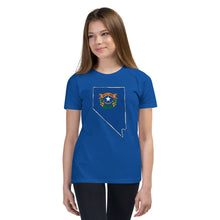 Girl's T-Shirt - Nevada - State Flag